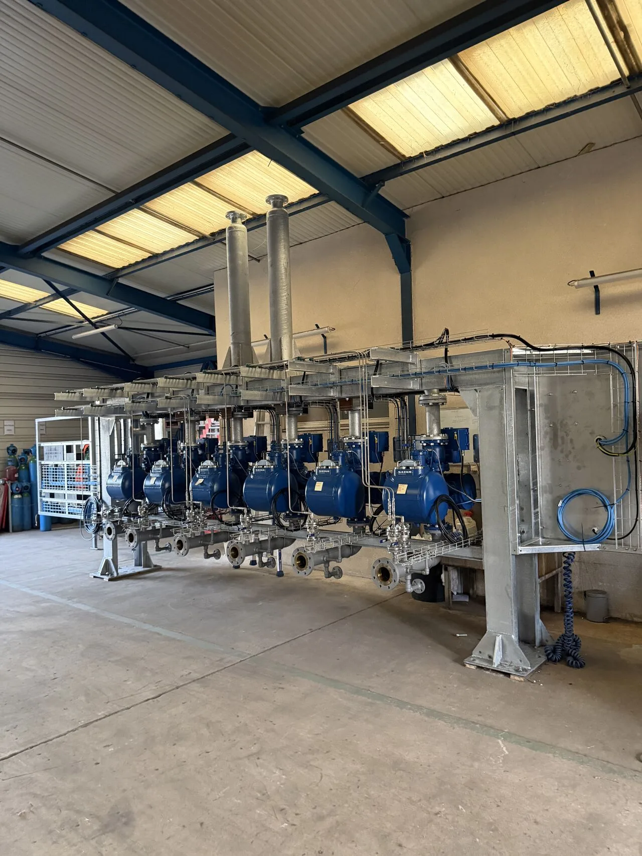 Poste de chargement carburant fabriqué dans l’atelier TSA